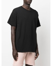 T-shirt à col rond noir John Elliott