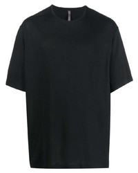 T-shirt à col rond noir Veilance