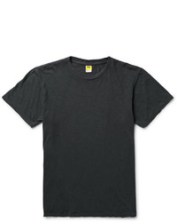 T-shirt à col rond noir Velva Sheen