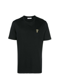 T-shirt à col rond noir Versace Collection