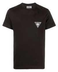 T-shirt à col rond noir VERSACE JEANS COUTURE