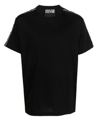 T-shirt à col rond noir VERSACE JEANS COUTURE
