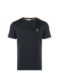 T-shirt à col rond noir Versace Jeans