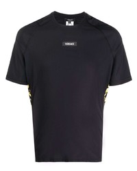 T-shirt à col rond noir Versace