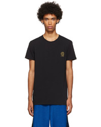 T-shirt à col rond noir Versace Underwear