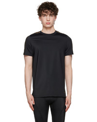 T-shirt à col rond noir Versace Underwear