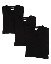 T-shirt à col rond noir VISVIM
