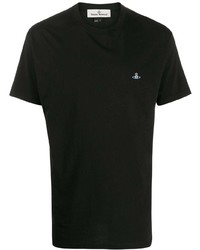T-shirt à col rond noir Vivienne Westwood