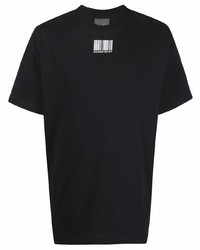 T-shirt à col rond noir VTMNTS