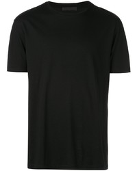 T-shirt à col rond noir WARDROBE.NYC