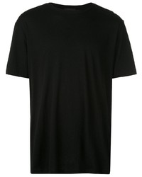 T-shirt à col rond noir WARDROBE.NYC