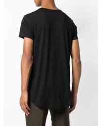 T-shirt à col rond noir Ann Demeulemeester