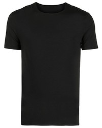 T-shirt à col rond noir Wolford