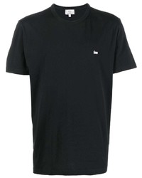 T-shirt à col rond noir Woolrich