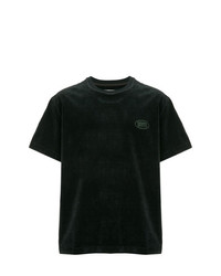 T-shirt à col rond noir Wooyoungmi