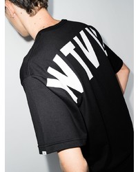 T-shirt à col rond noir WTAPS