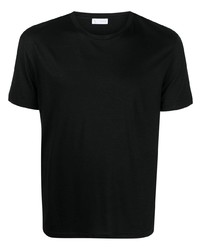 T-shirt à col rond noir Xacus