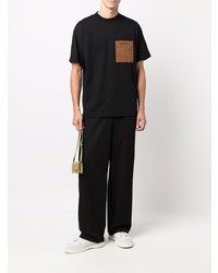 T-shirt à col rond noir Jacquemus