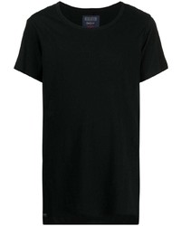 T-shirt à col rond noir Yohji Yamamoto