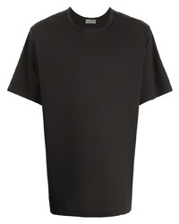 T-shirt à col rond noir Yohji Yamamoto