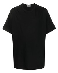 T-shirt à col rond noir Yohji Yamamoto