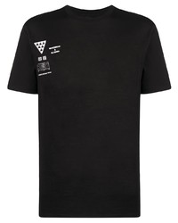 T-shirt à col rond noir Yoshiokubo