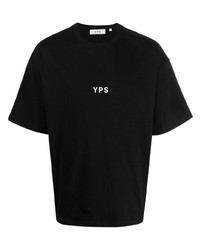 T-shirt à col rond noir YOUNG POETS