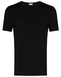 T-shirt à col rond noir Zimmerli