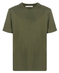 T-shirt à col rond olive 1017 Alyx 9Sm