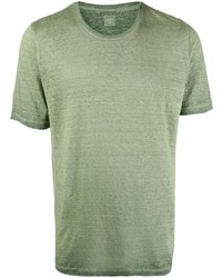 T-shirt à col rond olive 120% Lino