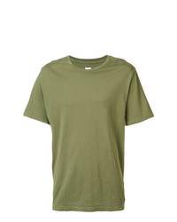 T-shirt à col rond olive 321