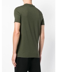 T-shirt à col rond olive DSQUARED2