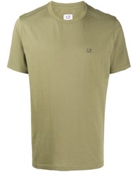 T-shirt à col rond olive C.P. Company