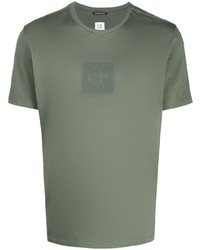 T-shirt à col rond olive C.P. Company