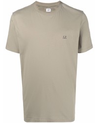 T-shirt à col rond olive C.P. Company