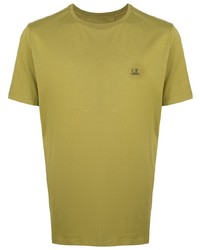 T-shirt à col rond olive C.P. Company