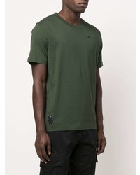 T-shirt à col rond olive McQ