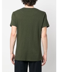 T-shirt à col rond olive Orlebar Brown