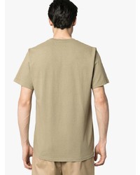 T-shirt à col rond olive Les Tien