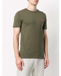 T-shirt à col rond olive Polo Ralph Lauren