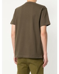 T-shirt à col rond olive Nudie Jeans Co