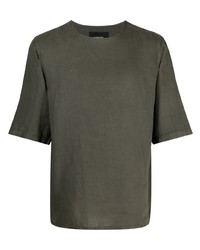 T-shirt à col rond olive Costumein