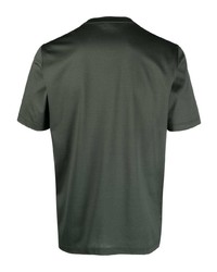 T-shirt à col rond olive Barba