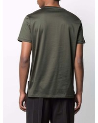 T-shirt à col rond olive Low Brand