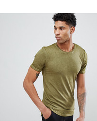 T-shirt à col rond olive D-struct