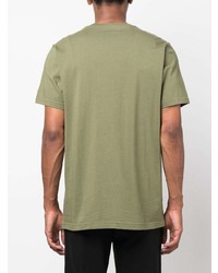 T-shirt à col rond olive Maharishi