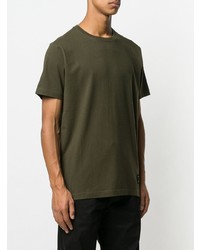 T-shirt à col rond olive Maharishi