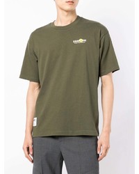 T-shirt à col rond olive Chocoolate