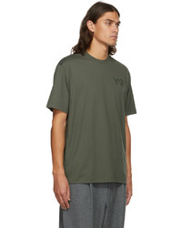 T-shirt à col rond olive Y-3