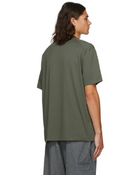 T-shirt à col rond olive Y-3